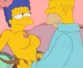 The Simsons having sexy fun